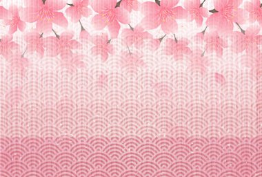 Kiraz çiçekleri çiçek bahar arka plan