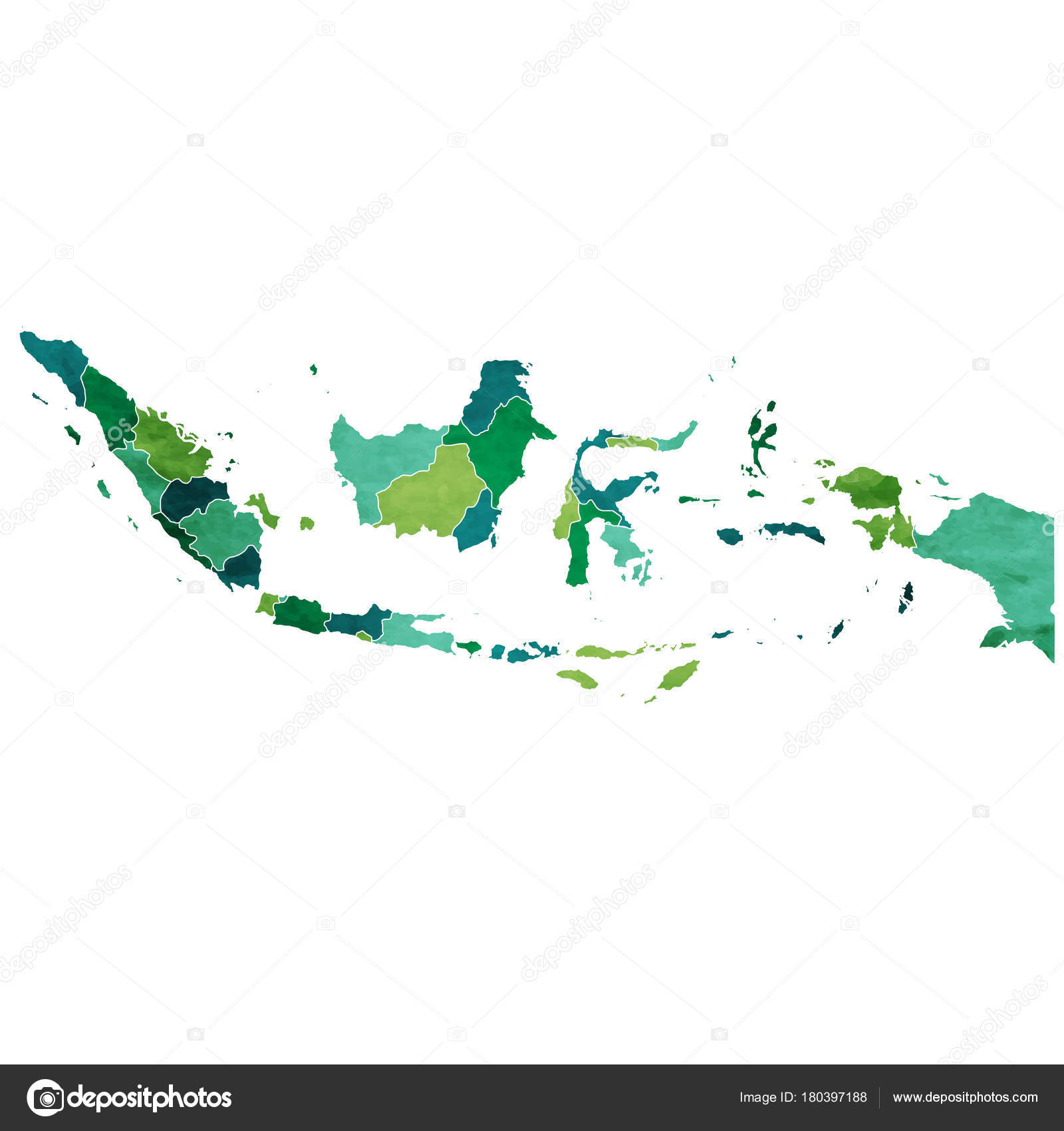 Indonesia World Map Country Icon Stock Vector C Jboy24 180397188