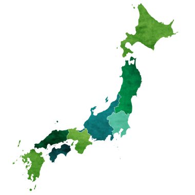 Japonya dünya harita ülke simgesi