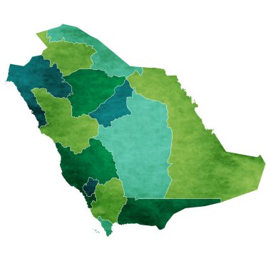 Suudi Arabistan dünya harita ülke simgesi