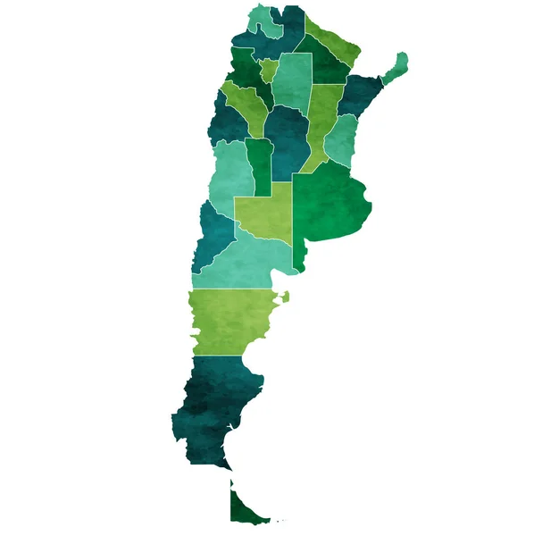 Argentinië Wereld Land Kaartpictogram — Stockvector