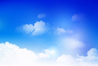 Gökyüzü bulut manzara arka plan