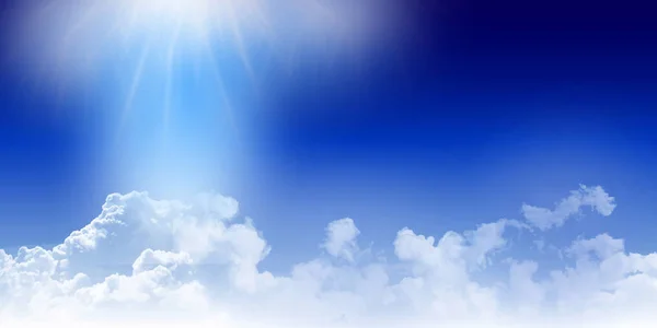 Gökyüzü Bulut Manzara Arka Plan — Stok fotoğraf