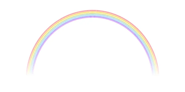 Arc Ciel Coloré Icône Été — Image vectorielle