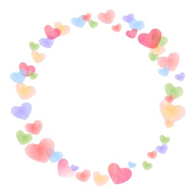 Sevgililer kalp sevimli simgesi