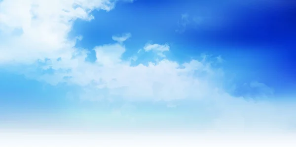 Cielo Nube Paisaje Fondo — Vector de stock