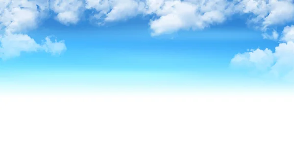 天空云风景背景 — 图库矢量图片