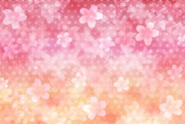 Kiraz çiçekleri bahar çiçek arka plan