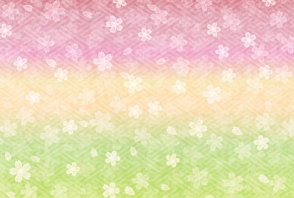 Flores Cerezo Fondo Flores Primavera — Vector de stock