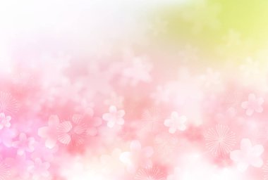 Kiraz çiçekleri bahar çiçek arka plan