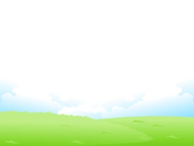 Taze yeşil otlak sahne arka plan