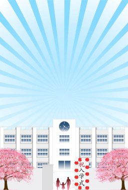 Kiraz çiçekleri bahar çiçek arka plan