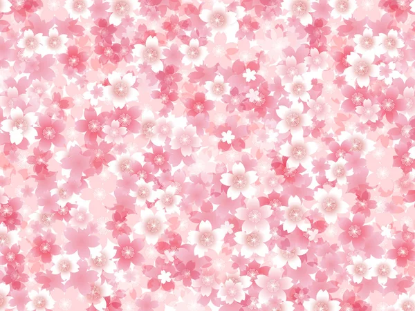 桜の花春の花背景 — ストックベクタ