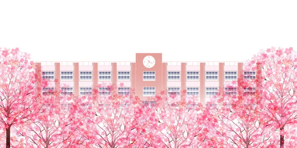 Latar Belakang Bunga Musim Semi Cherry Blossoms - Stok Vektor
