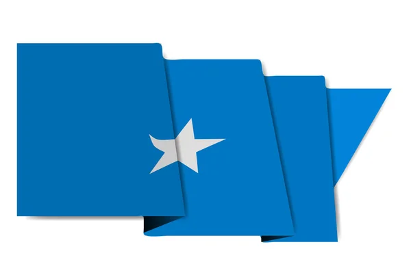 Somalia National Flag World Icon — Stock Vector