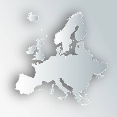 Europe harita Çerçevesi simgesi