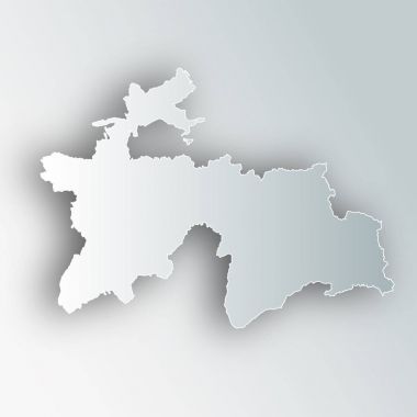 Tacikistan Haritası Çerçevesi simgesi