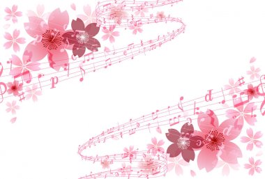 Kiraz çiçekleri bahar çiçek arka plan