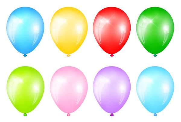 Ballon Buntes Licht Symbol — Stockvektor