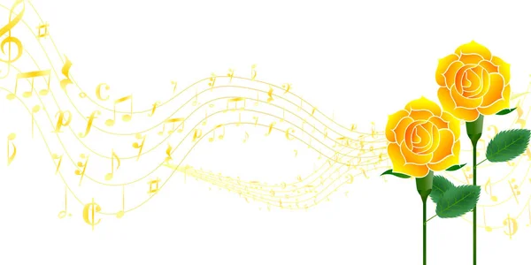 Roses Fête Des Pères Fond Fleurs — Image vectorielle