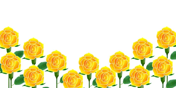Roses Fête Des Pères Fond Fleurs — Image vectorielle