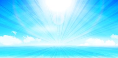 Deniz yaz manzara arka plan