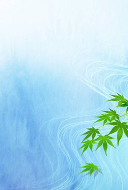 Akçaağaç Yaz tebrik kartı arkaplanı