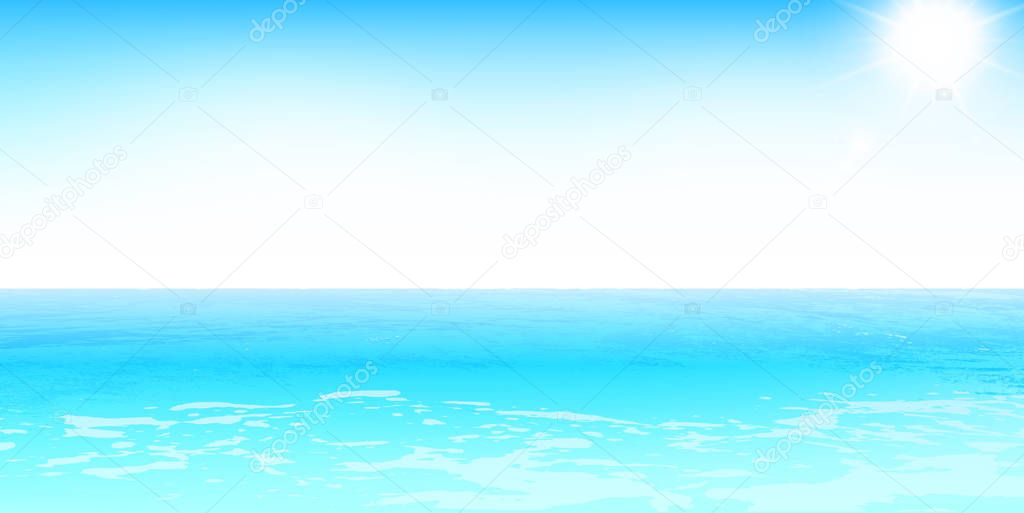 Sea summer Landscape background