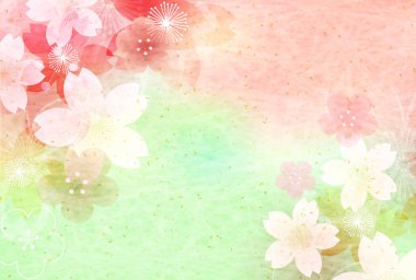 Kiraz çiçeği bahar çiçeği arka planı