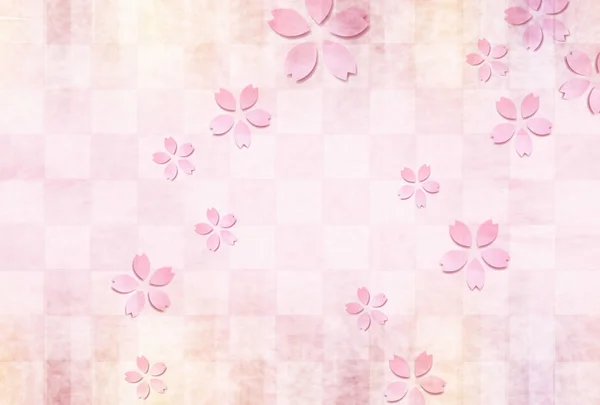 Cherry Blossom Spring Flower Background — Stock Vector