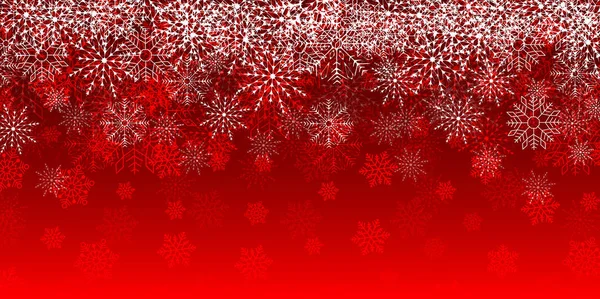 Vánoční Sněhová Zimní Pozadí — Stockový vektor