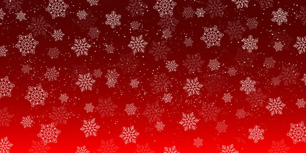 Snow Christmas Winter Background — Stock Vector