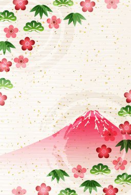 Mt. Fuji Yeni Yıl Kartı Japonya geçmişi