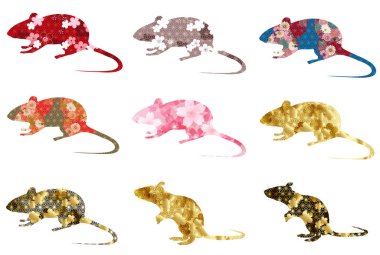 fare Yeni Yıl Kart Kalıbı simgesi