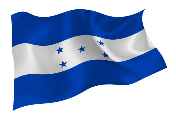 Bandera Nacional Honduras Icono — Archivo Imágenes Vectoriales