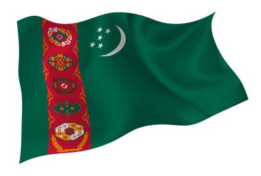 Türkmenistan ulusal bayrak simgesi