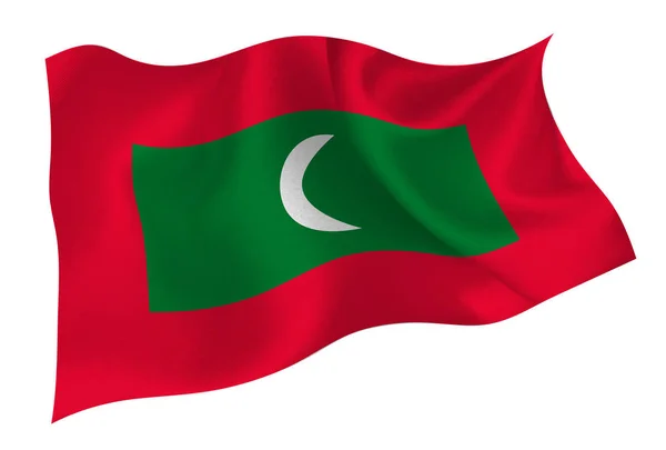 Εικονίδιο Εθνικής Σημαίας Μαλδίβων — Διανυσματικό Αρχείο