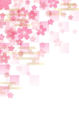 Kiraz çiçeği bahar çiçekleri arka planı