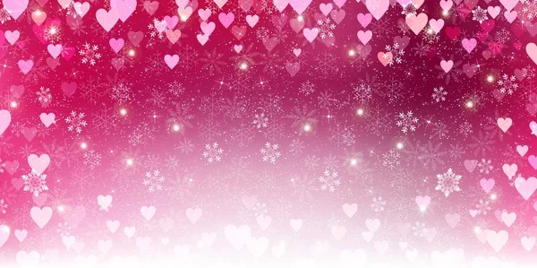 Valentines Day Light Event Background — Stock Vector