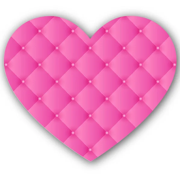 Valentine Day Heart Leather Event Icon — 스톡 벡터
