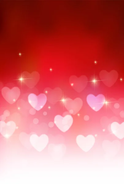 Corazón San Valentín Lindo Evento Fondo — Archivo Imágenes Vectoriales