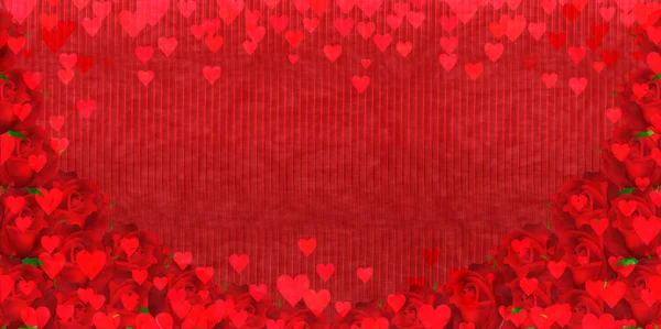 Valentine Cute Heart Event Background — Stock Vector