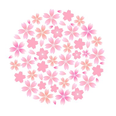 Kiraz çiçeği bahar çiçeği ikonu