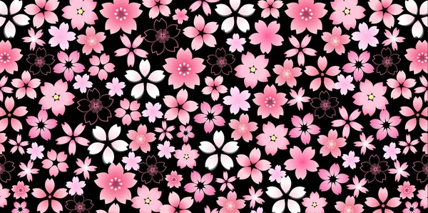 Flor Cerezo Fondo Flores Primavera — Vector de stock