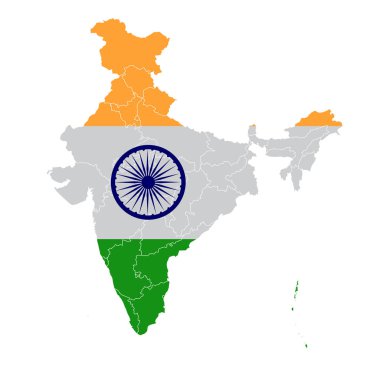 Hindistan Ulusal Bayrak Haritası simgesi