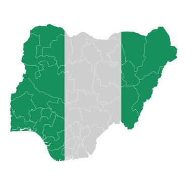 Nijerya Ulusal Bayrak Haritası simgesi