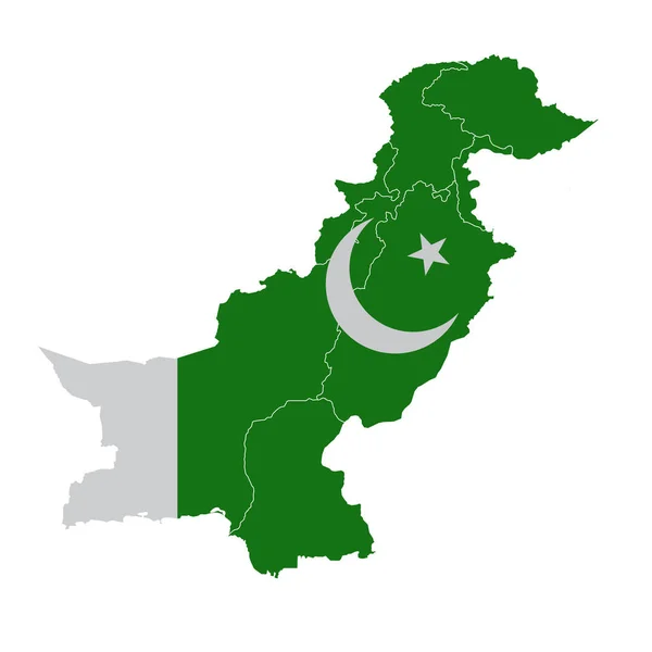 巴基斯坦国旗图图标 — 图库矢量图片