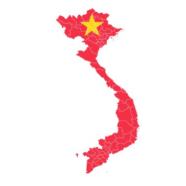 Vietnam Ulusal Bayrak Haritası simgesi