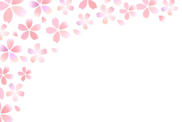 Kirschblüte Frühling Blumen Hintergrund — Stockvektor