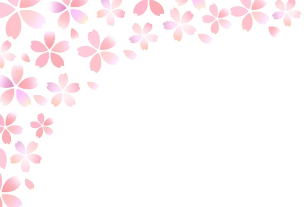 Flor Cerezo Fondo Flores Primavera — Vector de stock